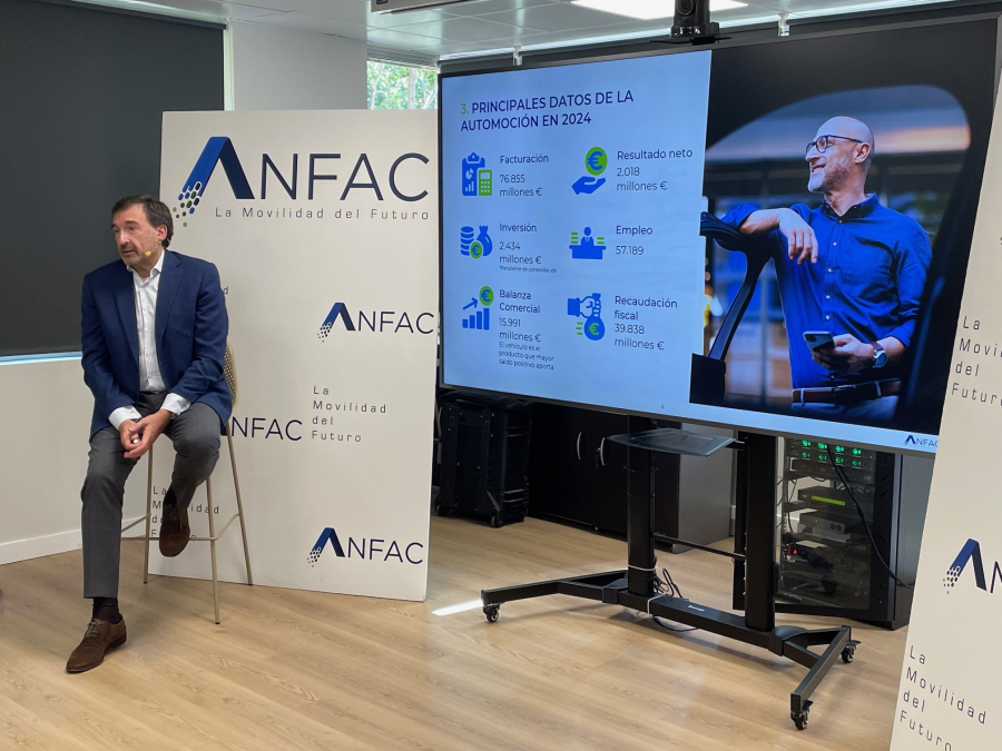 El sector de la automoción alcanzó los 76.855 millones de euros de facturación en 2024 según datos de Anfac