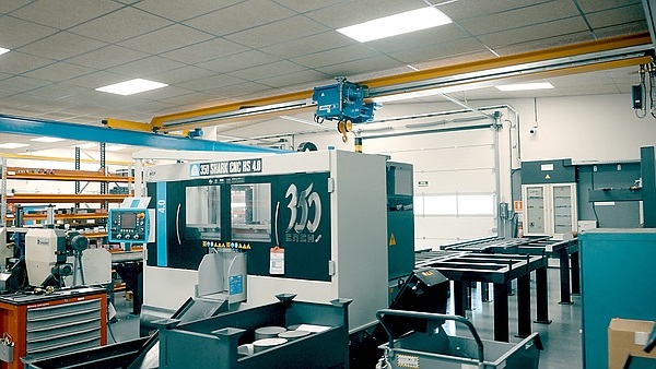 Nargesa impulsa su producción con las soluciones de grúa de ABUS