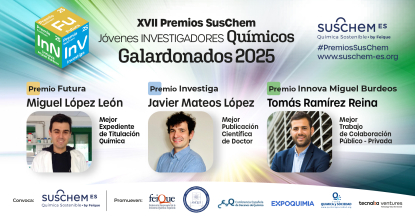 Ya se conocen los ganadores de los Premios SusChem 2025