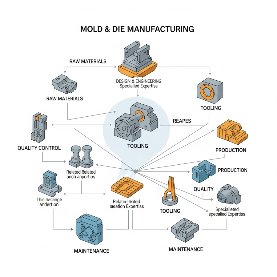 El ecosistema del molde