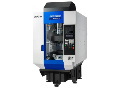 Máquina multitarea compacta Speedio M200Xd1-5AX de Brother, con desbaste y tallado de engranajes