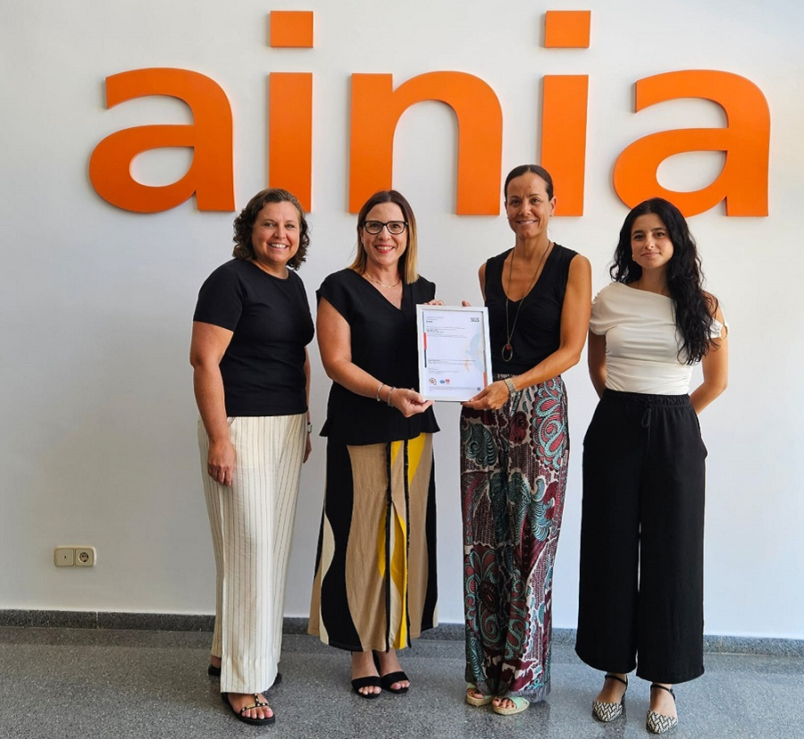 AINIA obtiene la certificación ISO 45001 y refuerza su compromiso con la seguridad laboral