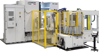 Célula de producción de engranajes automatizada de Tecnomacchine