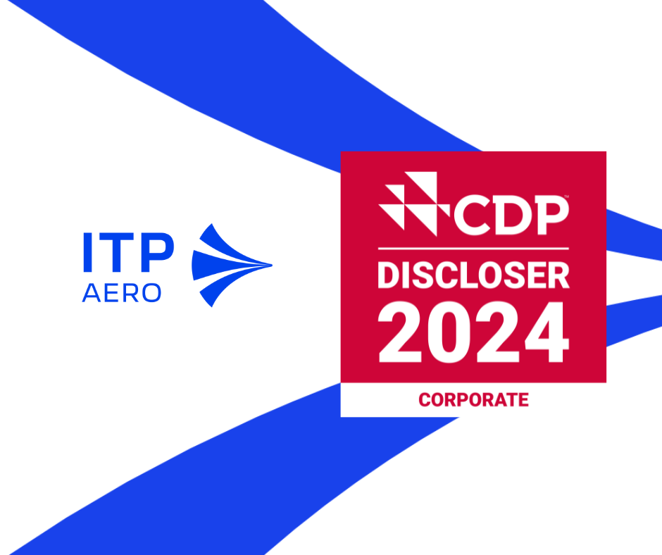 El Grupo ITP Aero conserva calificación ‘B’ en el CDP Climate Change y consigue su primera puntuación en CDP Water Security