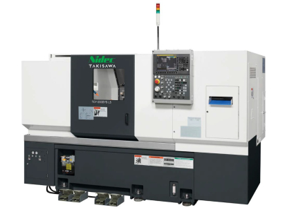 Torno CNC de mecanizado combinado TCY-200IIYS de Takisawa, ideal para piezas pequeñas