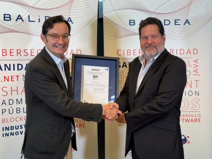 La empresa tecnológica Balidea logra la certificación ISO/IEC 42001 de Aenor