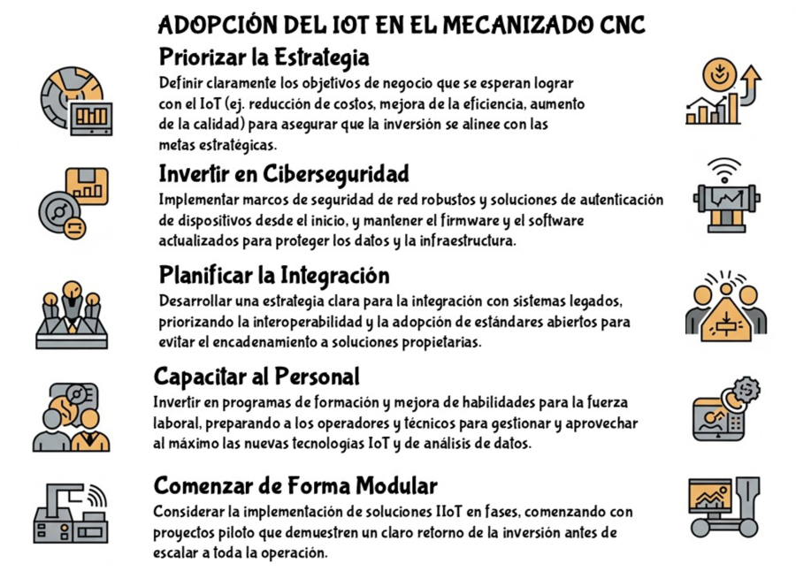La fábrica inteligente: Cómo el IoT redefine el mecanizado CNC