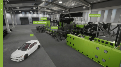 Engel lleva virtualmente a K 2025 la inyectora de centro tecnológico más grande del mundo