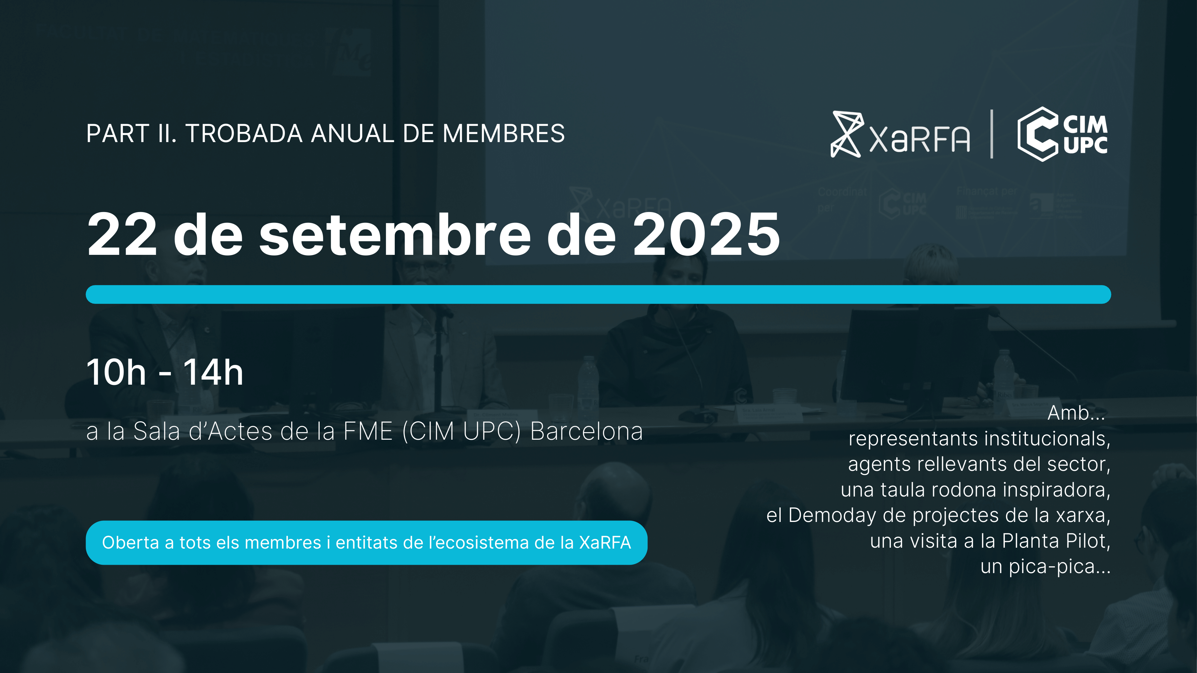 CIM UPC lidera el encuentro anual de miembros de la xarfa