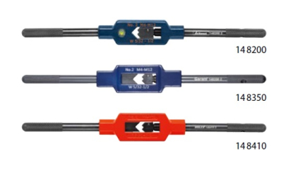 Giramachos ajustables con mordazas de sujeción templadas y mangos de acero