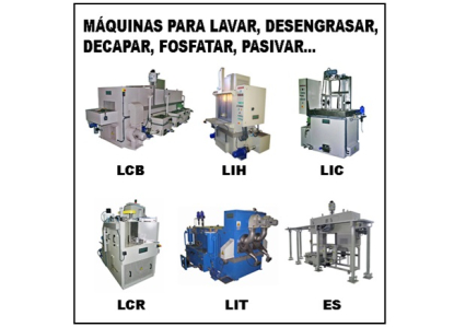 Lavadoras industriales multifunción: máquinas para lavar, desengrasar, decapar, fosfatar, pasivar…