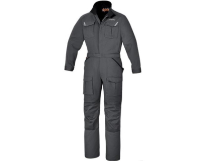 Mono de trabajo con cierre frontal con cremallera deslizante