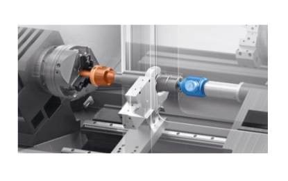 Arrastrador frontal ideado para el mecanizado de ejes