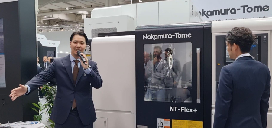 Nakamura-Tome mostró en vivo en EMO 2025 sus capacidades tecnológicas