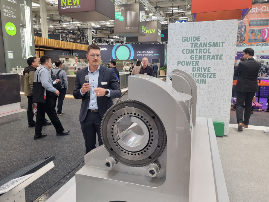 Schaeffler presentó innovadores rodamientos de precisión y sistemas de accionamiento en EMO 2025