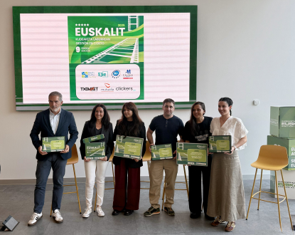 Los mejores proyectos audiovisuales reciben el premio ‘Gestión en Corto’ de Euskalit