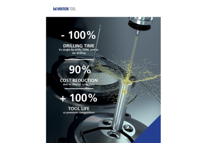 Mikron Tool desarrolla una microbroca específicamente para aleaciones de titanio