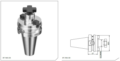 Familia de mandriles de fresado