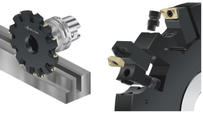 Fresa de disco con fijación hueca