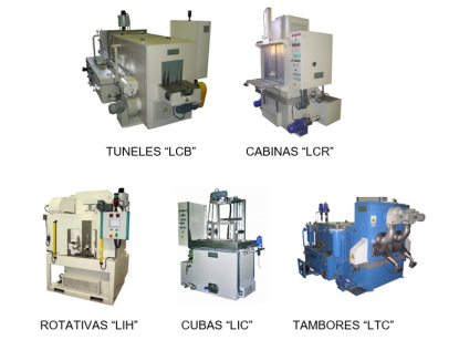 Máquinas para tratamientos superficiales