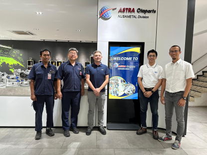 Mapal suministra tecnología MQL y servicio para un cliente de automoción en Indonesia