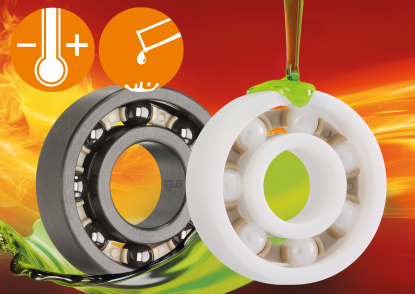 Rodamientos de bolas cerámicas duraderos y resistentes a los productos químicos