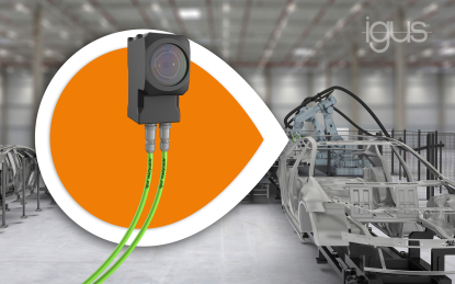 igus lanza cables con conexión para soluciones de automatización y control de Keyence