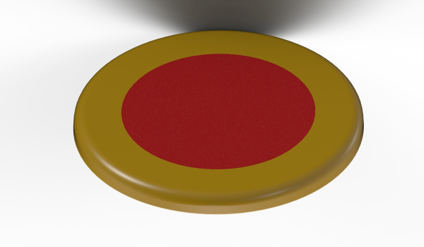 Máquina de moldeo por inyección para fabricar un disco de tipo ‘Frisbee’