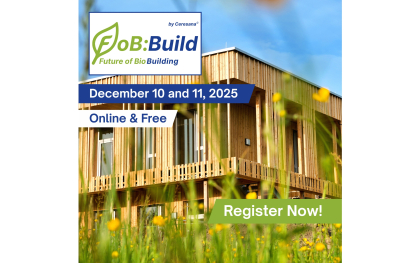 Ceresana organiza un evento ‘on-line’ sobre materiales de construcción de base biológica