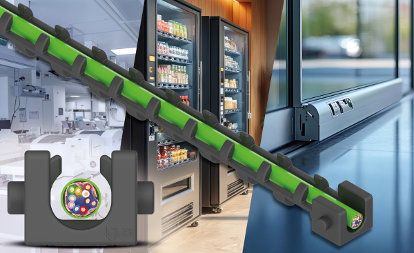 Cadena portacables para espacios de instalación especialmente pequeños