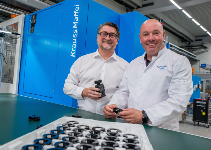 Novassu apuesta por la CXZ 250/1000-750 Multinject de KraussMaffei para fabricar tapones para cosméticos