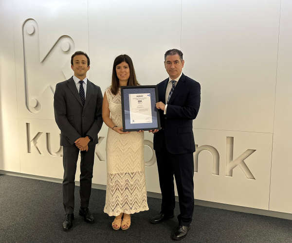 Aenor certifica el Sistema de Cumplimiento Tributario de Kutxabank