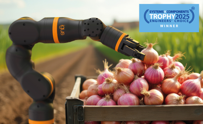 El cobot ReBeL de igus recibe el prestigioso trofeo de la Sociedad Alemana de Agricultura