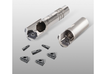 Cabezas de taladrado profundo de 14 mm de diámetro para plaquitas de 3 filos de corte