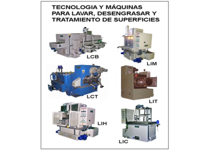 Tecnología y máquinas para lavar, desengrasar y el tratamiento de superficies
