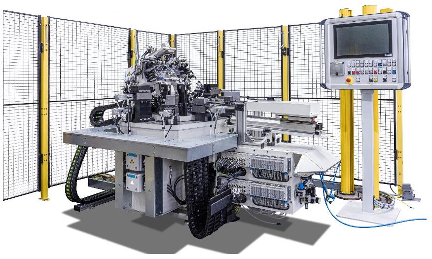 Enderezadora automática M-ASRU de MAE para piezas tridimensionales 