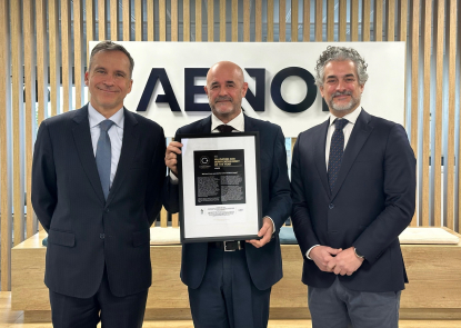 Aenor, reconocida como ‘Entidad de Validación y Verificación del Año’