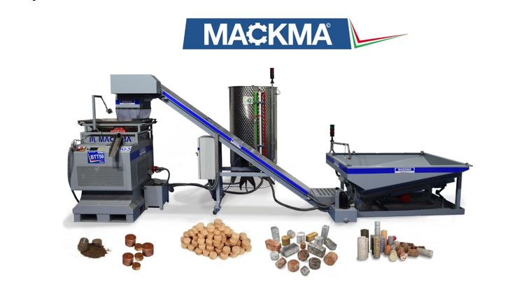 Briqueteadoras de viruta MACKMA