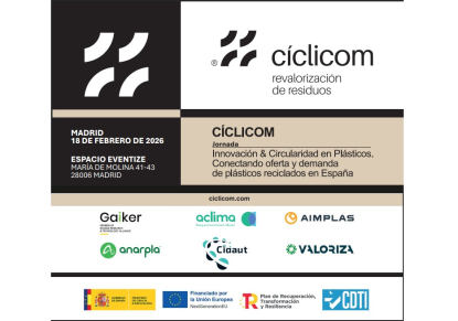 CÍCLICOM echa el cierre con una jornada sobre la cadena de valor del plástico reciclado en Madrid