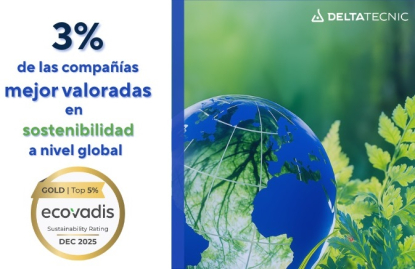Delta Tecnic obtiene la Medalla de Oro en sostenibilidad de EcoVadis