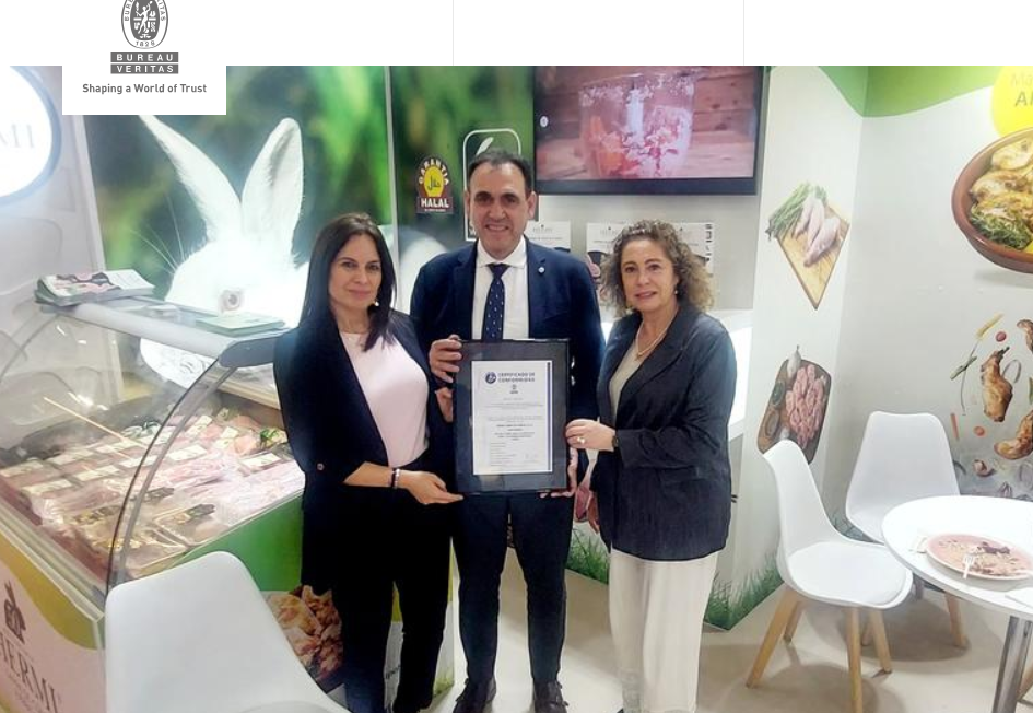 Hermi Carne de Conejo obtiene el primer certificado de Bienestar Animal B+ BACI otorgado por Bureau Veritas