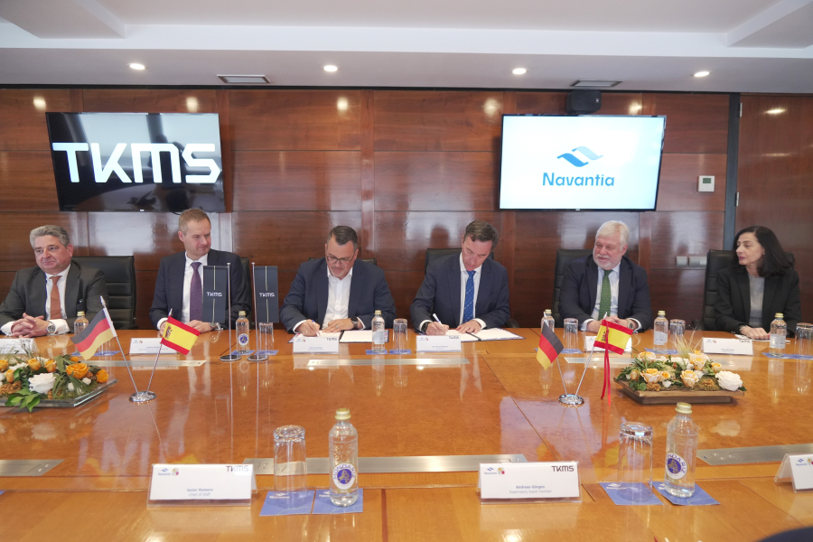 TKMS y Navantia firman un Memorando de Entendimiento para explorar cooperación en construcción naval