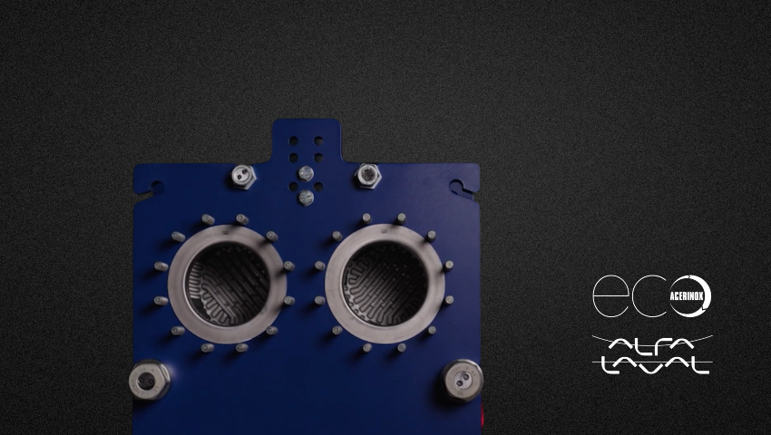 Alfa Laval integrará acero inoxidable de bajas emisiones de Acerinox en sus intercambiadores de calor de placas con juntas
