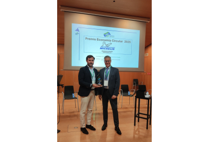 Michelin y MCE Mezclas Caucho ganan el Premio de Economía Circular del sector del Caucho