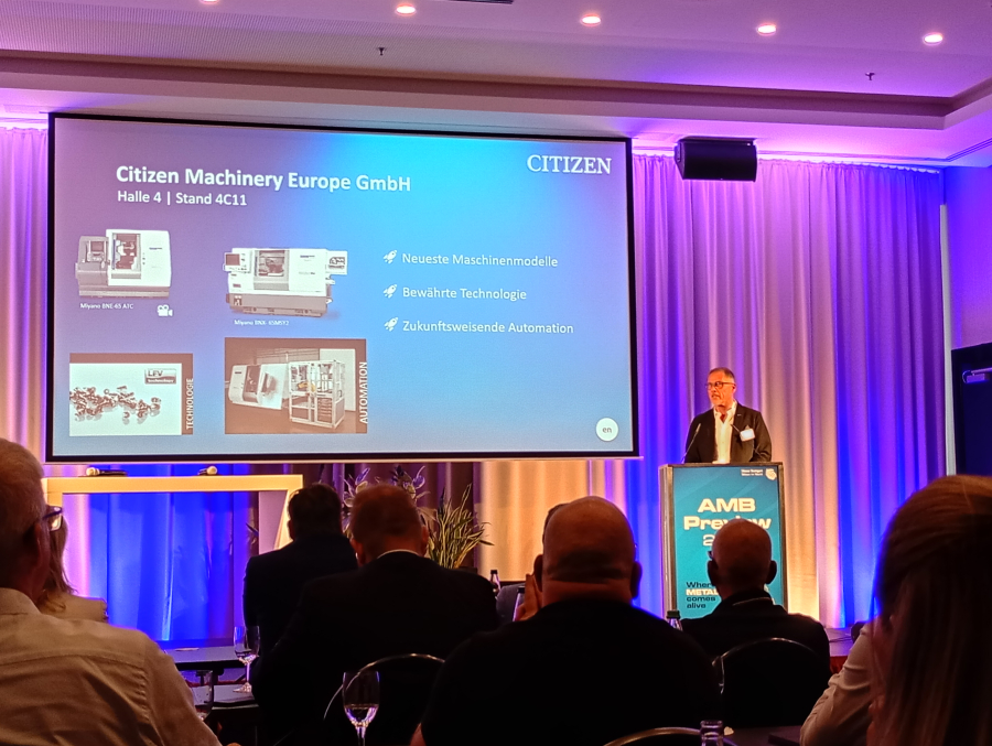 En AMB Citizen Machinery mostrará los últimos modelos de máquinas, tecnología probada y automatización orientada al futuro