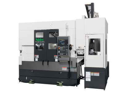 Torno CNC de dos husillos paralelos de alta precisión para la fabricación en serie