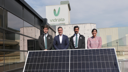 Vidrala inaugura una planta fotovoltaica de autoconsumo en Álava