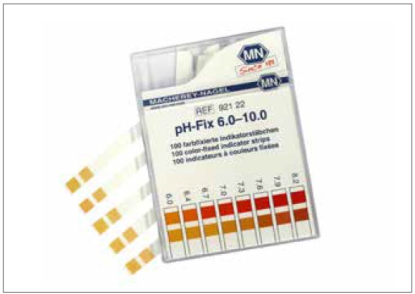 Tiras reactivas para control del refrigerante y medición de cobalto, nitrito y pH