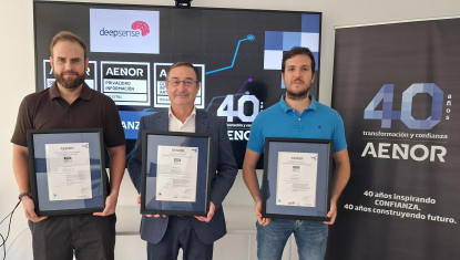 Aenor certifica el Sistema de Gestión de la Inteligencia Artificial de Deepsense